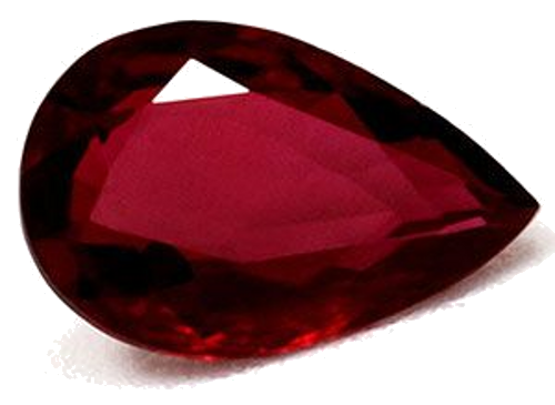 0.45 carat RED Pear Rubinas (1)
