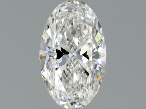 0.47 carat F-VVS2 Natūralus Oval Deimantas (1)