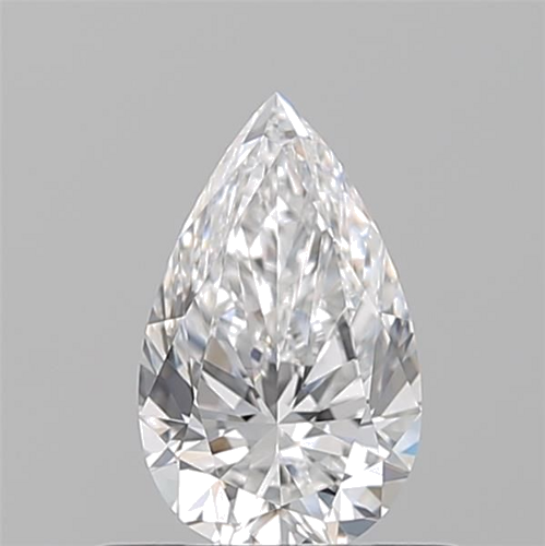 0.51 carat D-VVS1 Natūralus Pear Deimantas (1)