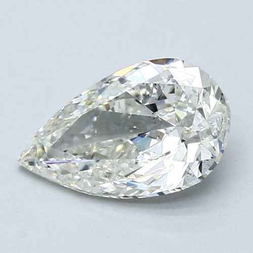 2.01 carat I-SI1 Natūralus Pear Deimantas (1)