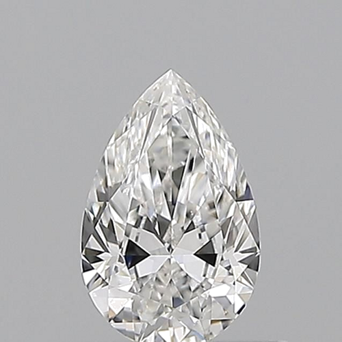 0.5 carat E-VS2 Natūralus Pear Deimantas (1)