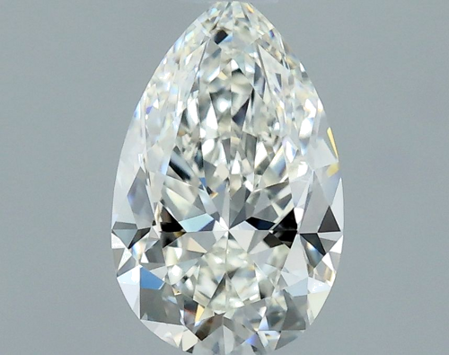 0.56 carat I-VVS2 Natūralus Pear Deimantas (1)
