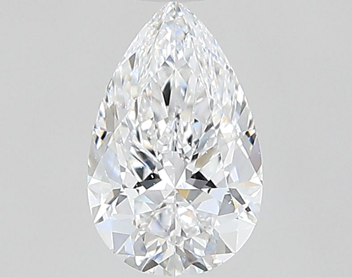 0.7 carat D-VS2 Natūralus Pear Deimantas (1)
