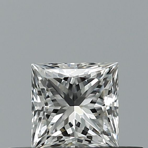 0.34 carat F-IF Natūralus Princess Deimantas (1)