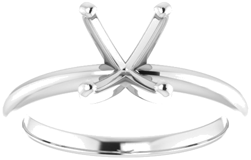 Sužadėtuvių Žiedas „Solitaire“ 950 Platinos Oval 9mm x 7mm (3)