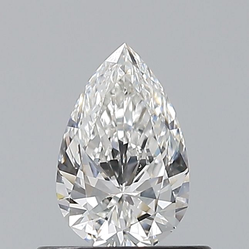 0.5 carat F-VS2 Natūralus Pear Deimantas (1)