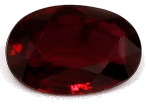0.41 carat RED Oval Rubinas (1)