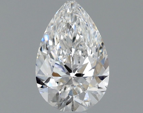 0.51 carat E-VVS2 Natūralus Pear Deimantas (1)
