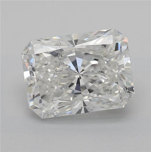 2.2 carat G-SI2 Natūralus Radiant Deimantas (1)