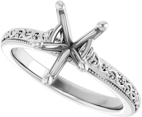 Sužadėtuvių Žiedas „Solitaire“ 585 Baltojo Aukso Pear Shape 10mm x 7mm (5)