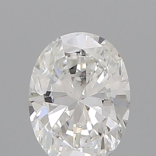0.5 carat E-SI1 Natūralus Oval Deimantas (1)