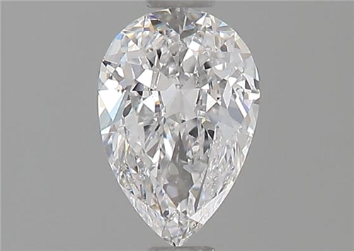 0.59 carat D-VS1 Natūralus Pear Deimantas (1)