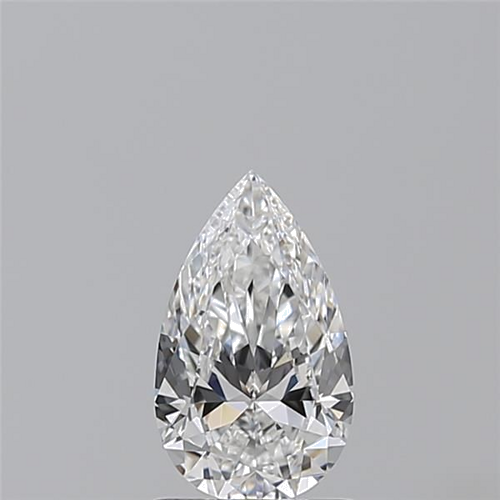 1.0 carat E-VVS1 Natūralus Pear Deimantas (1)