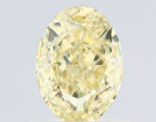 1.02 carat Fancy Light Yellow-VS1 Natūralus Oval Deimantas (1)