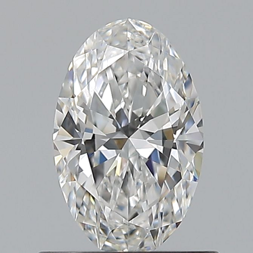 0.7 carat F-VVS2 Natūralus Oval Deimantas (1)