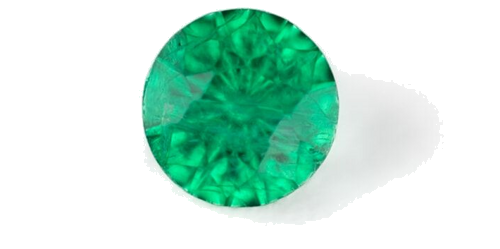 0.34 carat GREEN Round Smaragdas (1)