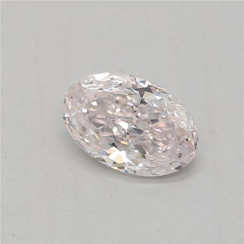 0.47 carat Faint Pink-VS2 Natūralus Oval Deimantas (1)