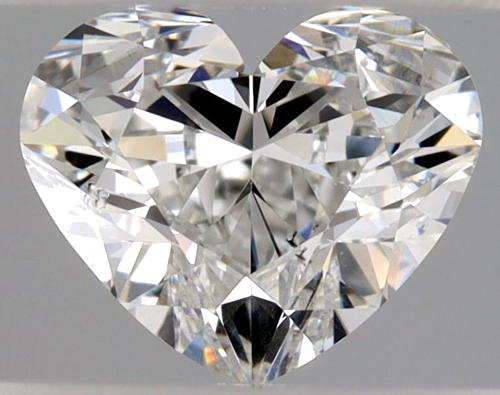1.01 carat F-SI1 Natūralus Heart Deimantas (1)
