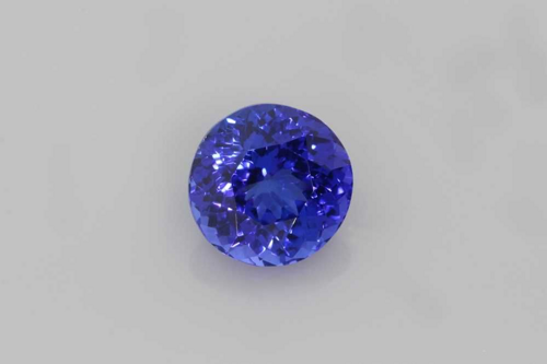 6.32 carat BLUE Round Tanzanite (1)