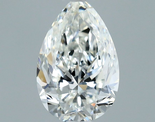 0.51 carat G-VVS2 Natūralus Pear Deimantas (1)