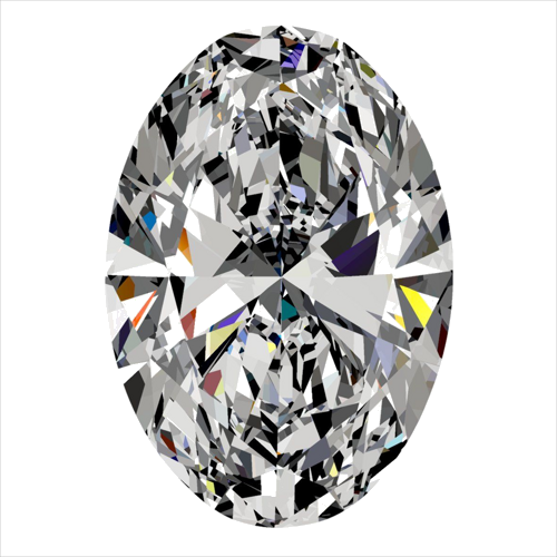 0.32 carat F-VS1 Natūralus Oval Deimantas (1)