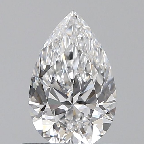 0.6 carat D-VVS1 Natūralus Pear Deimantas (1)