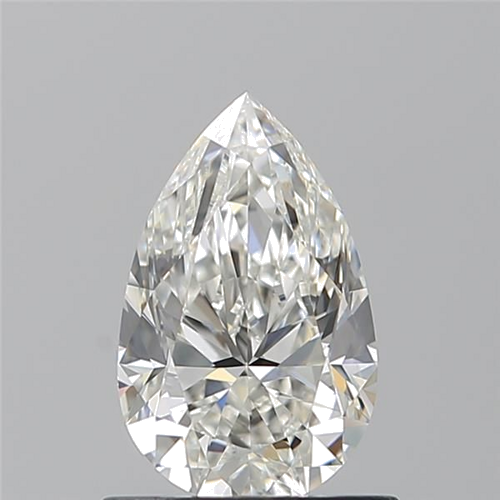 0.9 carat H-VVS2 Natūralus Pear Deimantas (1)