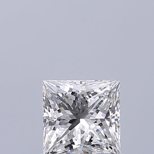 0.51 carat E-VVS2 Natūralus Princess Deimantas (1)