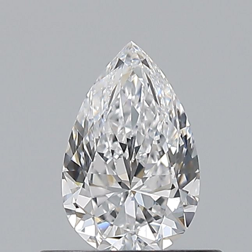 0.5 carat D-VVS2 Natūralus Pear Deimantas (1)