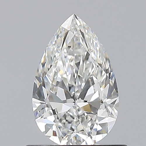 0.7 carat F-VS1 Natūralus Pear Deimantas (1)