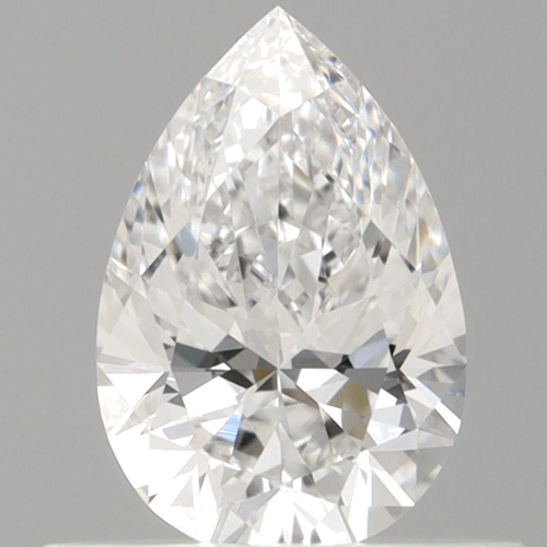 0.5 carat D-VS1 Natūralus Pear Deimantas (1)