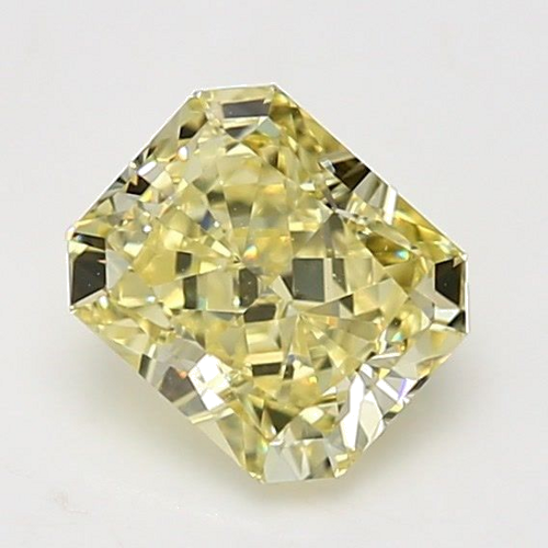 1.7 carat Fancy Intense Yellow-VS2 Natūralus Radiant Deimantas (1)