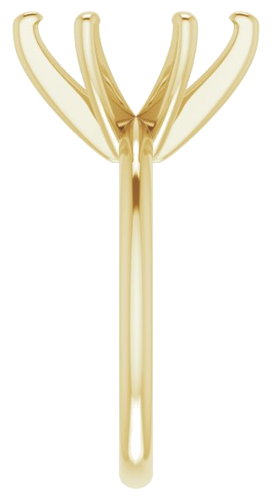 Sužadėtuvių Žiedas „Solitaire“ 10k yellow gold Oval 12mm x 10mm (4)