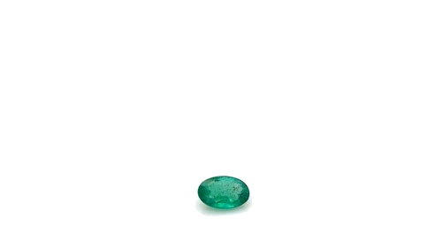 0.38 carat GREEN Oval Smaragdas (1)