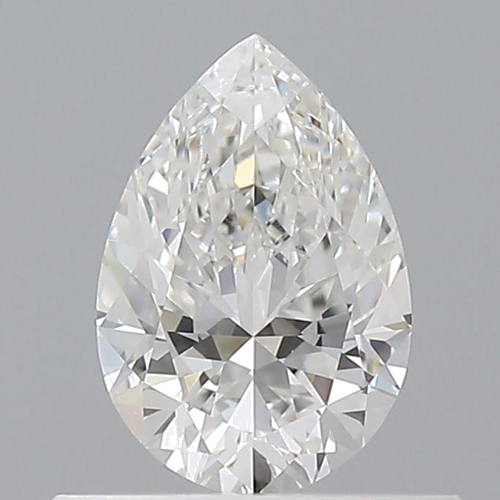 0.5 carat F-SI1 Natūralus Pear Deimantas (1)