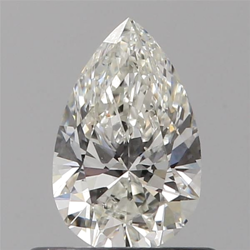 0.5 carat H-VVS1 Natūralus Pear Deimantas (1)