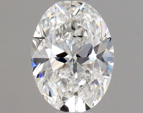 0.5 carat F-VVS2 Natūralus Oval Deimantas (1)