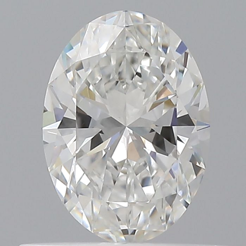0.53 carat F-VVS2 Natūralus Oval Deimantas (1)