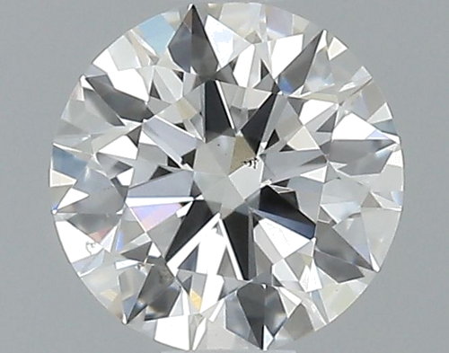 0.46 carat F-SI1 Excellent cut Natūralus Round Deimantas (1)