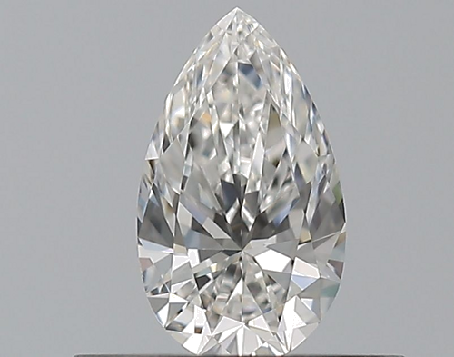 0.3 carat F-VVS1 Natūralus Pear Deimantas (1)