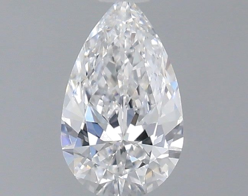0.31 carat D-VVS1 Natūralus Pear Deimantas (1)