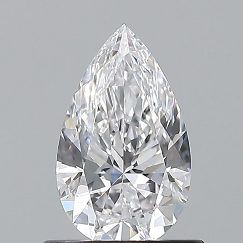 0.7 carat D-IF Natūralus Pear Deimantas (1)