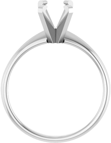 Sužadėtuvių Žiedas „Solitaire“ 585 Baltojo Aukso Emerald 7mm x 5mm (2)