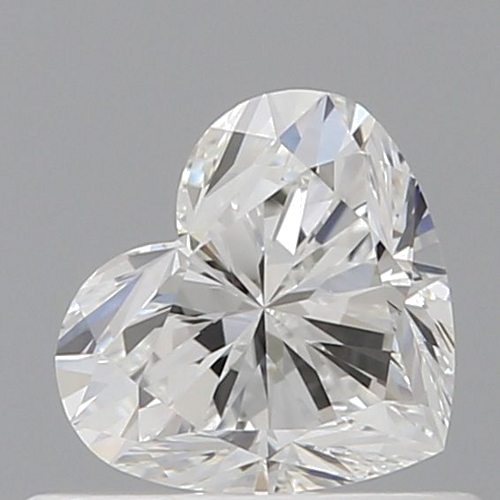 0.5 carat F-VVS1 Natūralus Heart Deimantas (1)