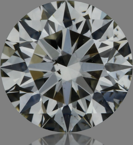 0.51 carat K-SI1 Excellent cut Natūralus Round Deimantas (1)