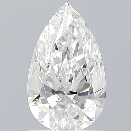 0.8 carat F-VS1 Natūralus Pear Deimantas (1)