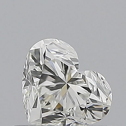 0.63 carat I-VVS2 Natūralus Heart Deimantas (1)