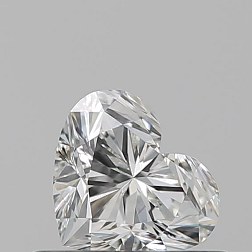 0.5 carat H-VVS2 Natūralus Heart Deimantas (1)