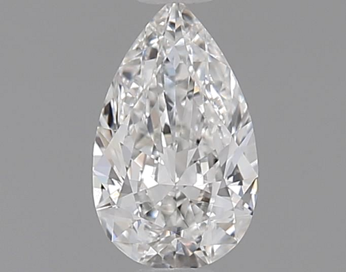 0.5 carat F-IF Natūralus Pear Deimantas (1)