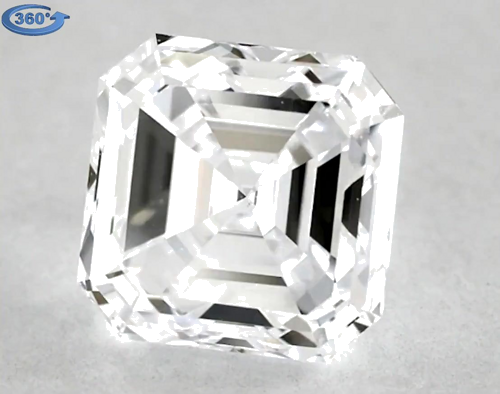 1.81 carat D-VS1 Natūralus Asscher Deimantas (1)